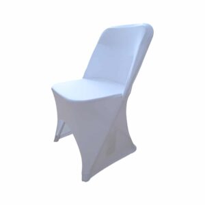 Pokrowiec biały na krzesło bankietowe